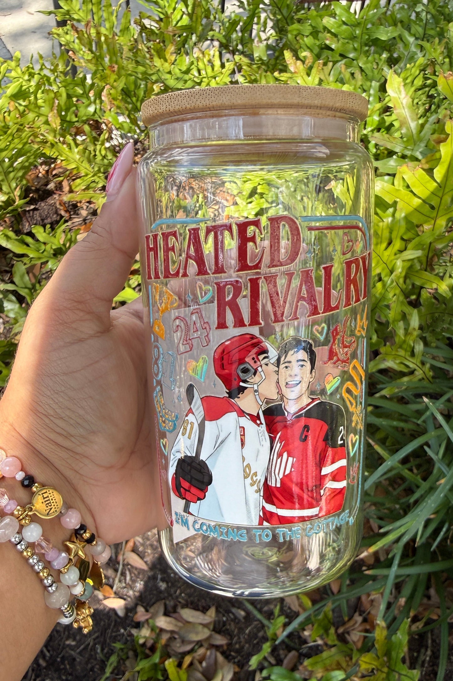 HR I’m coming to the cottage | 18oz Glass Cup