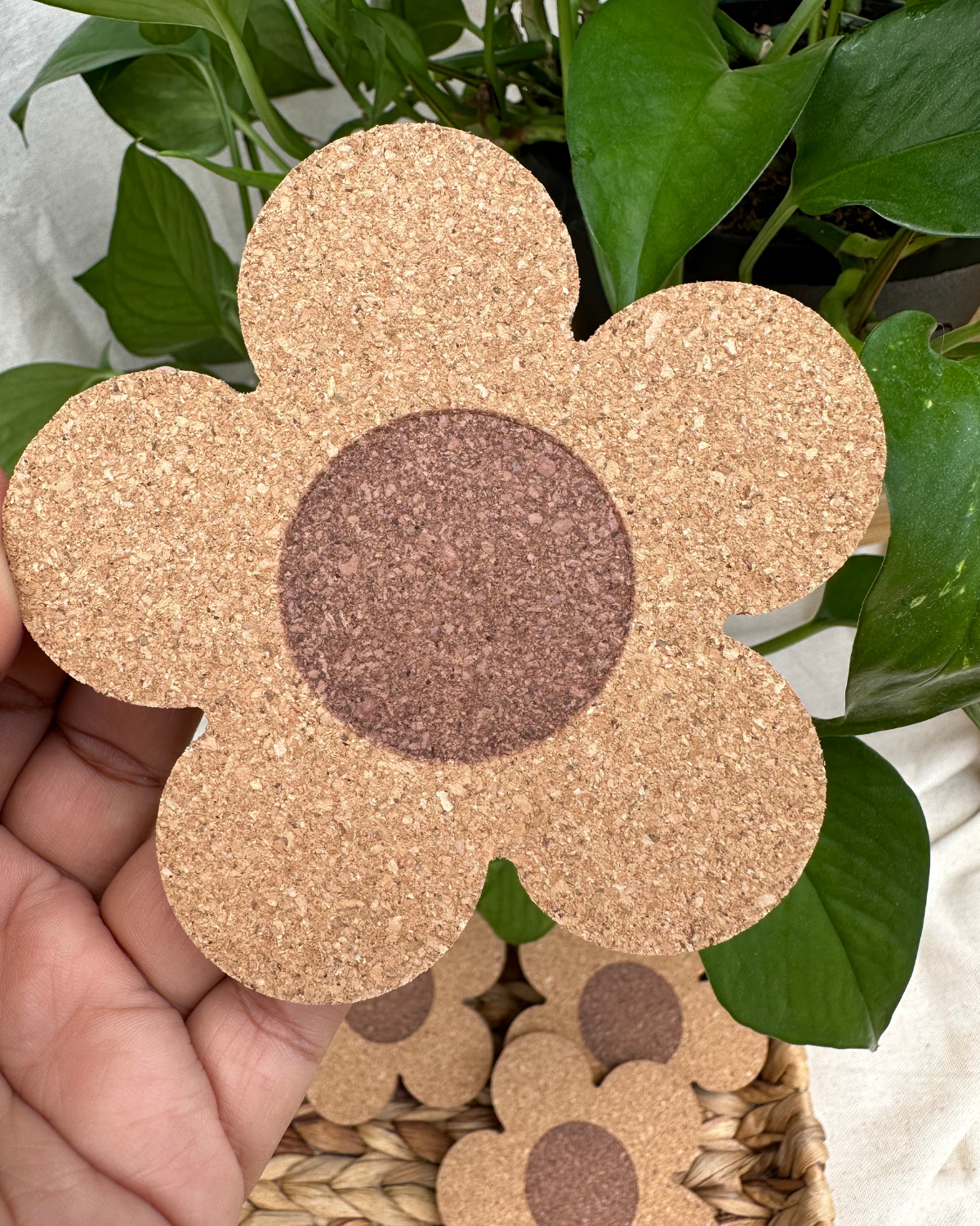 Flower cork | Coaster