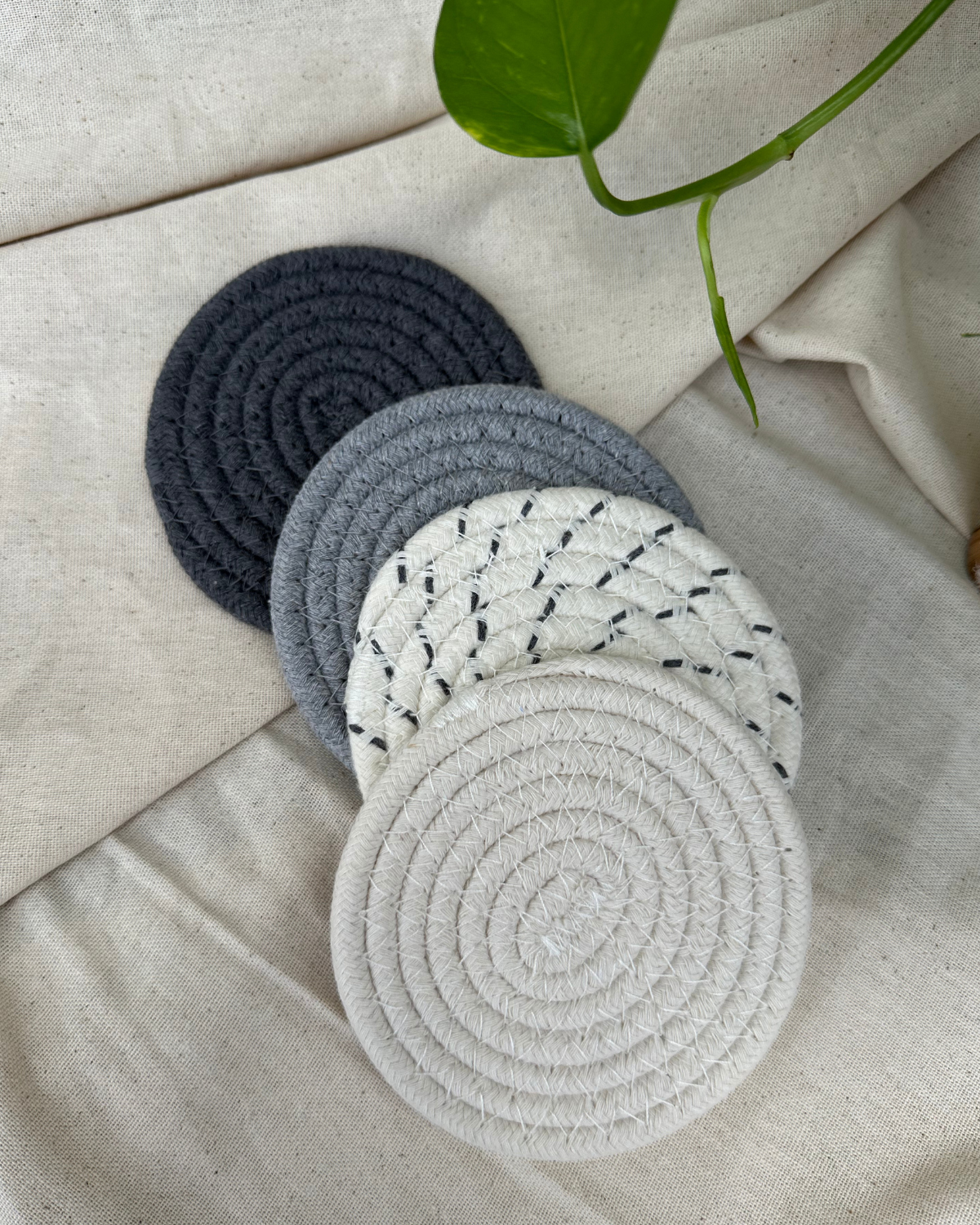 Set of Cotton Cord | Coaster