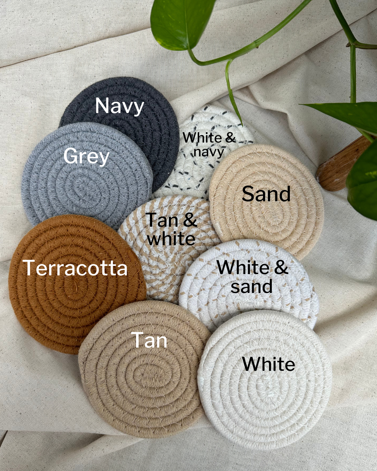Set of Cotton Cord | Coaster