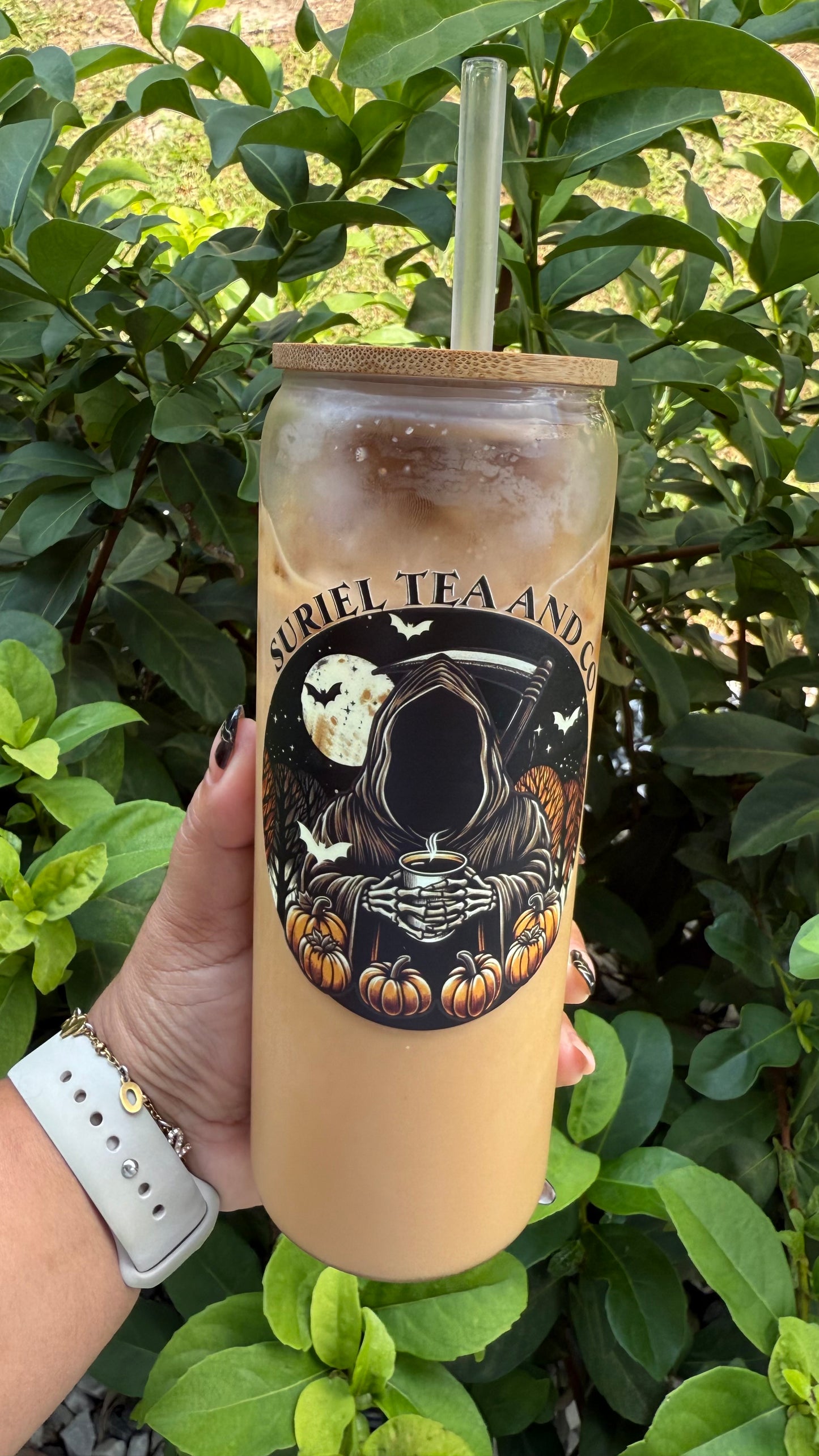 Suriel Tea Fall | 24oz Glass Cup