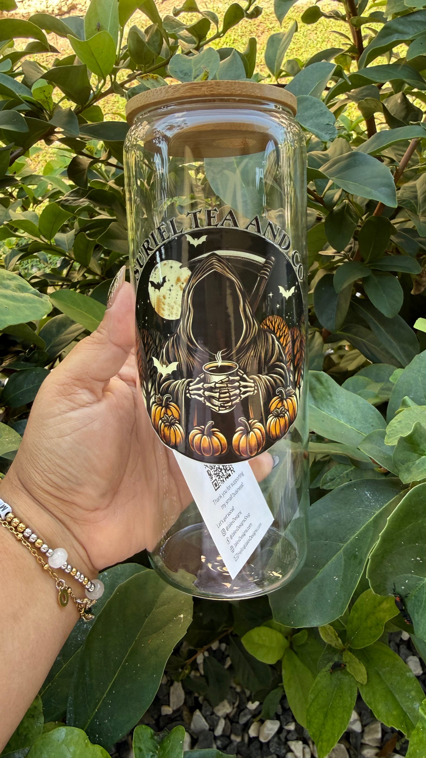 Suriel Tea Fall | 24oz Glass Cup