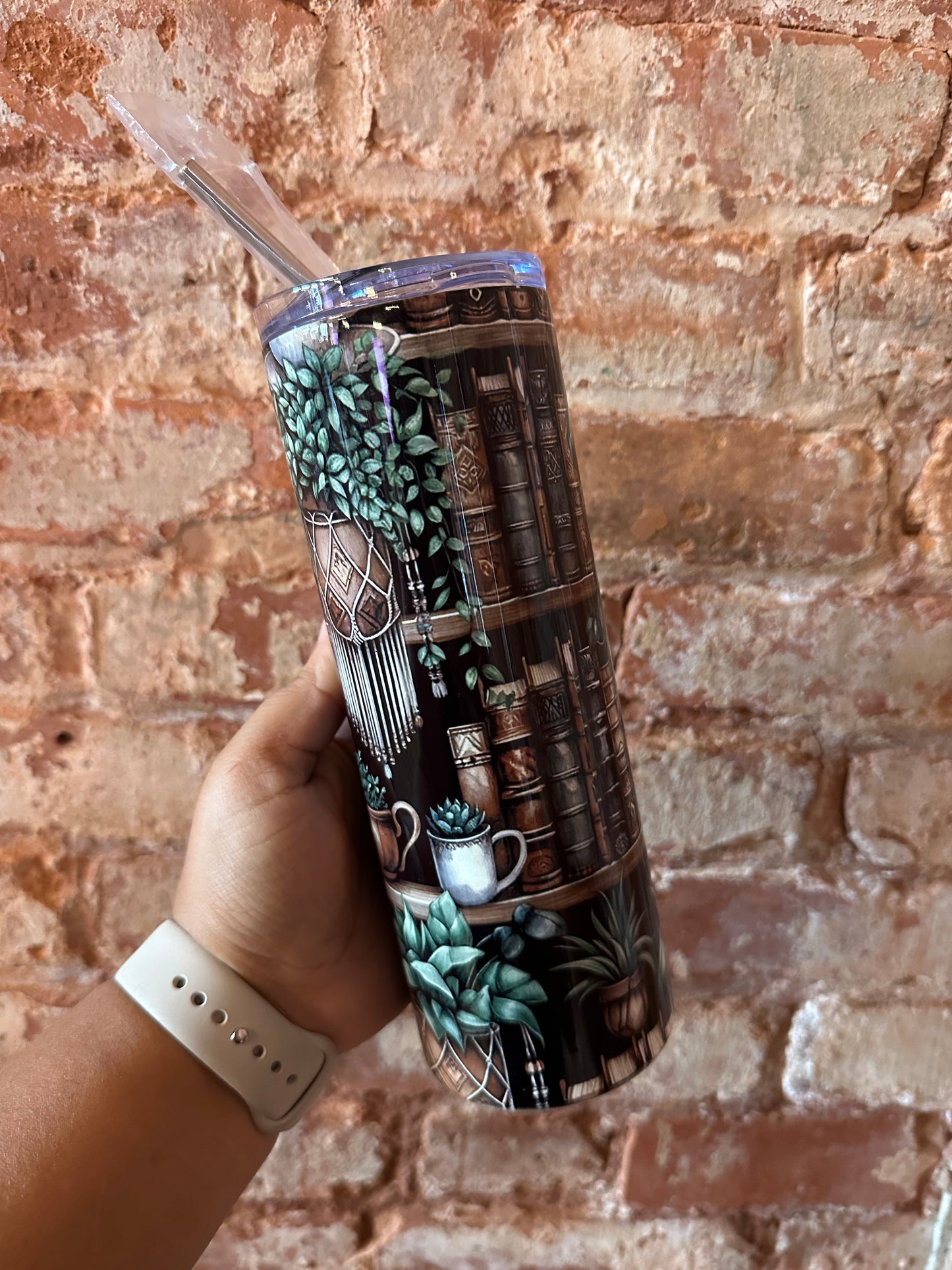 Books, Plants, Coffee | Tumbler
