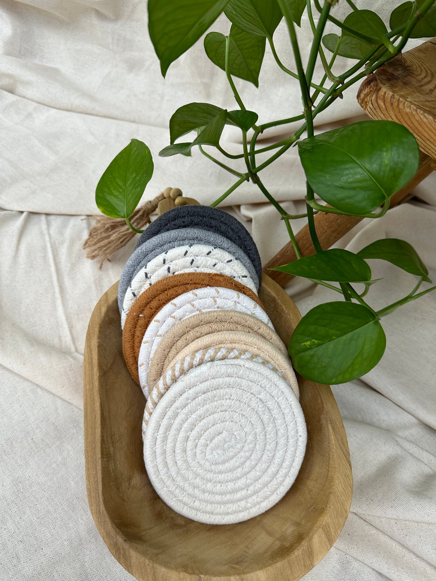 Set of Cotton Cord | Coaster