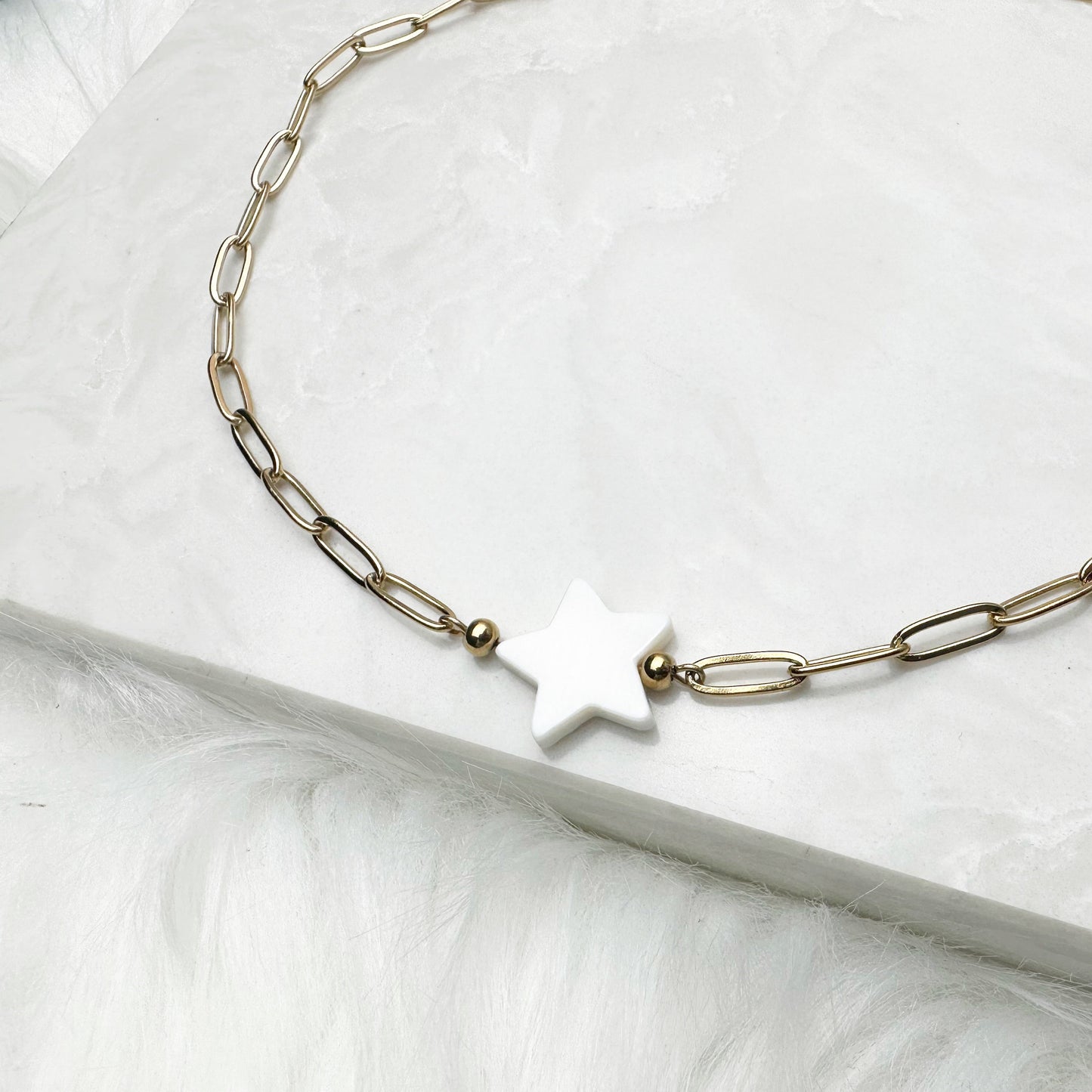 White Star Necklace
