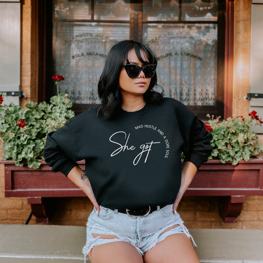 She Got Mad Hustle | Sweatshirt