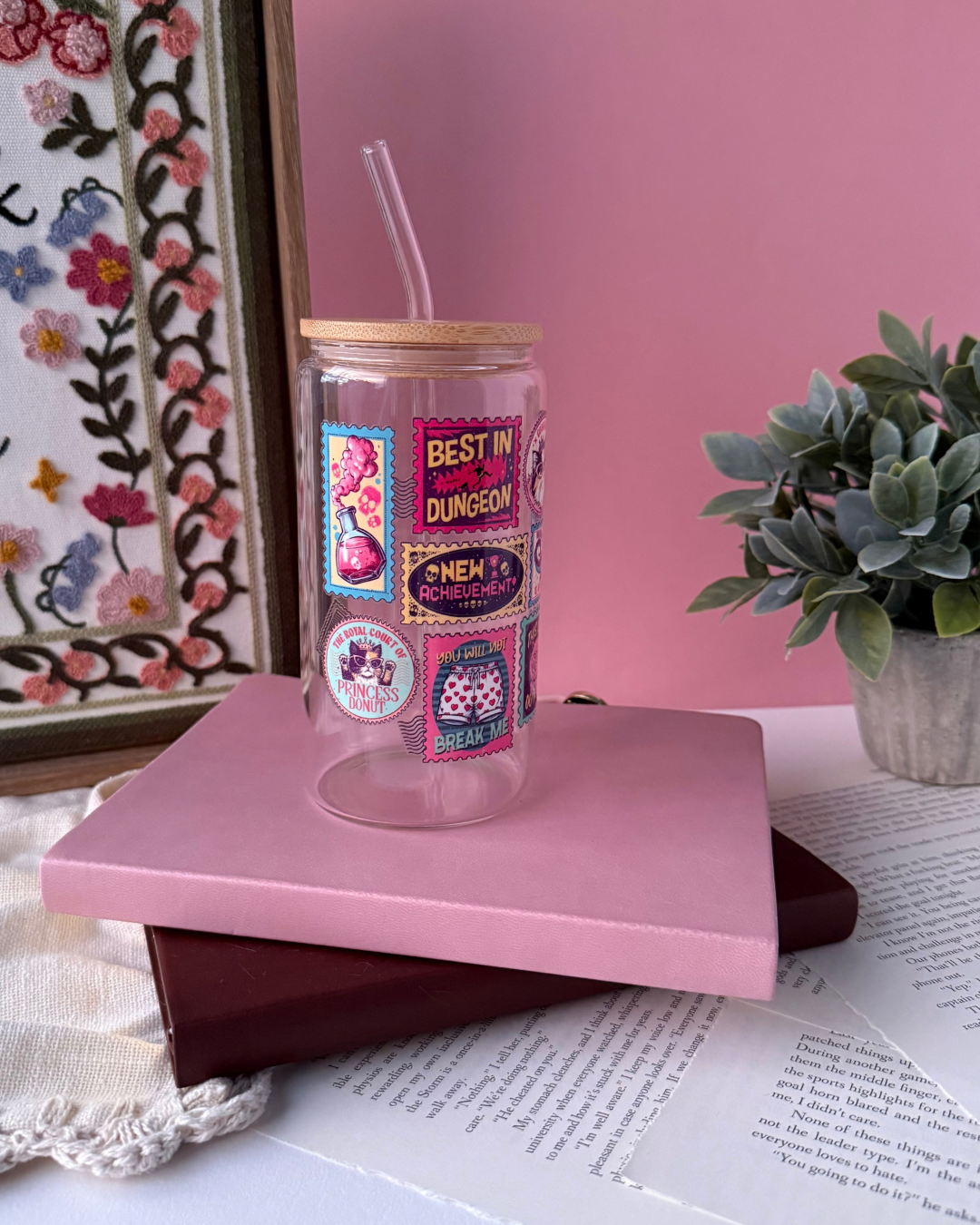 New Achievement | 16oz Glass Cup