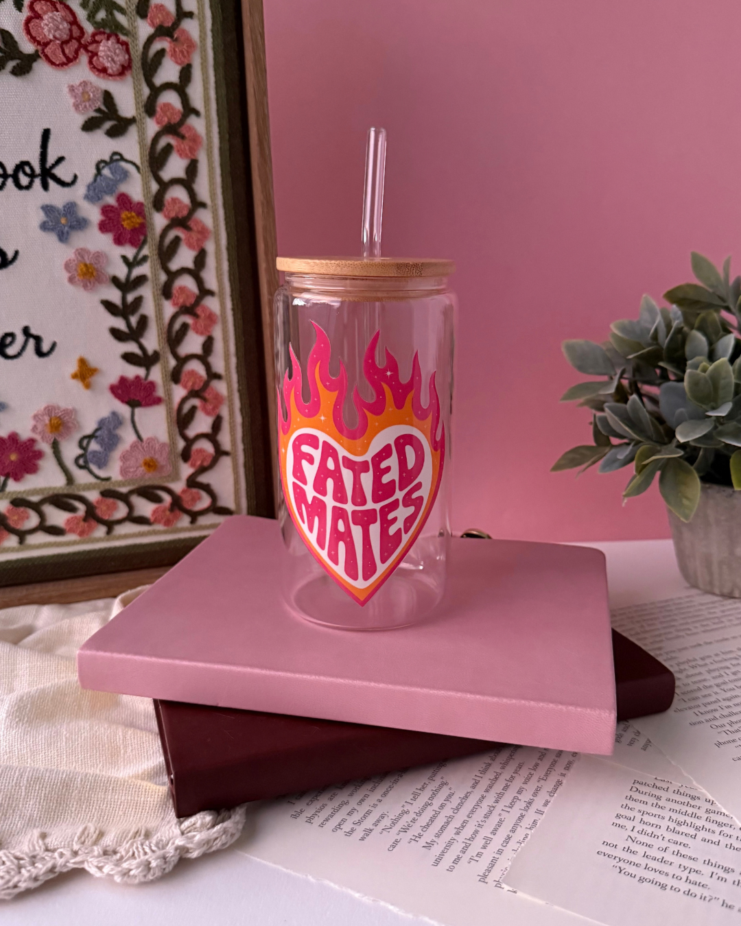 Fated Mates | 16oz Glass Cup