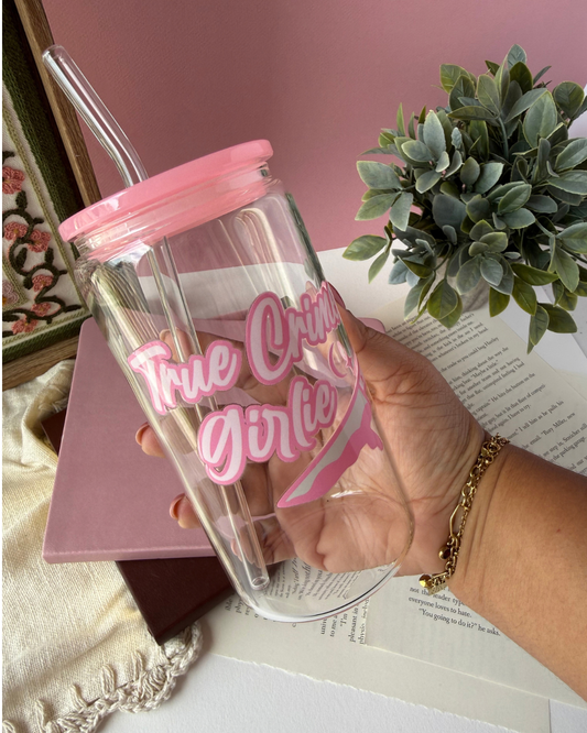 True Crime Girlie | 16oz Glass Cup
