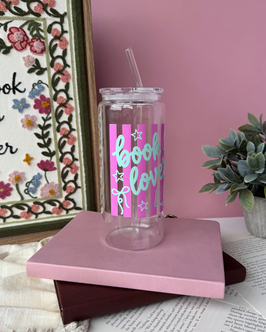 Book Lover | 20oz Glass Cup