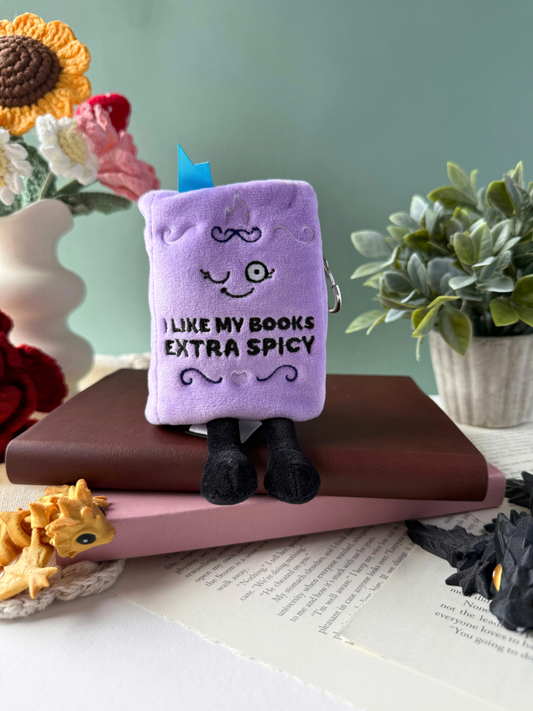 I Like My Books Extra Spicy | Bag Charm