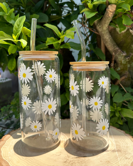 Daisies | Glass Cup