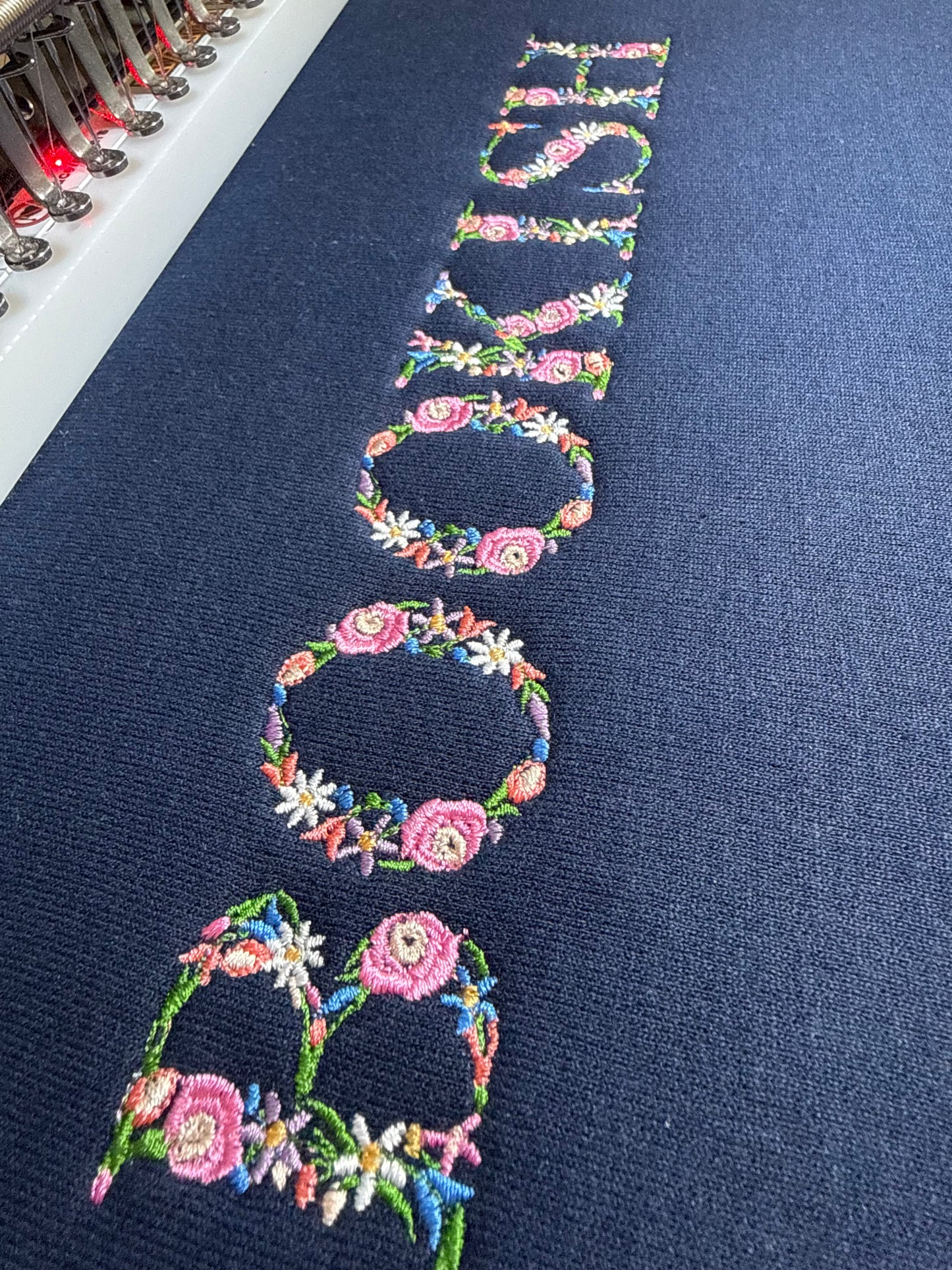 Bookish Spring Floral | Embroidered Sweatshirt