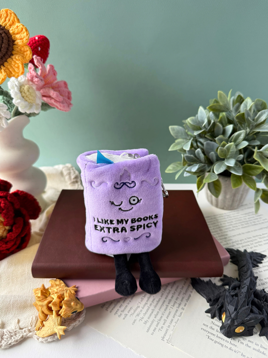 I Like My Books Extra Spicy | Bag Charm