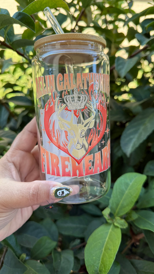 Fireheart | 18oz Glass Cup