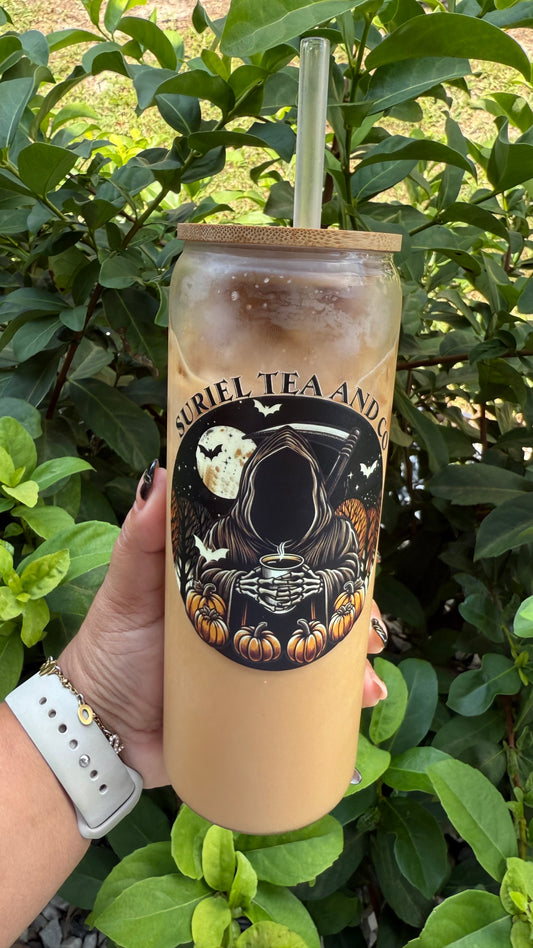 Suriel Tea Fall | 24oz Glass Cup