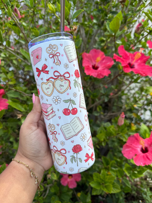 Sweet Bookish Girlie | 20oz Tumbler