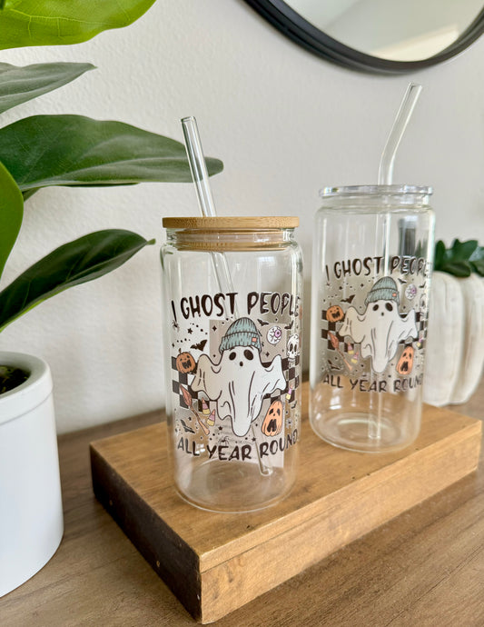 Ghost People | Glass Cup