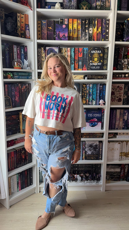 Bookworm | Cropped T-shirt