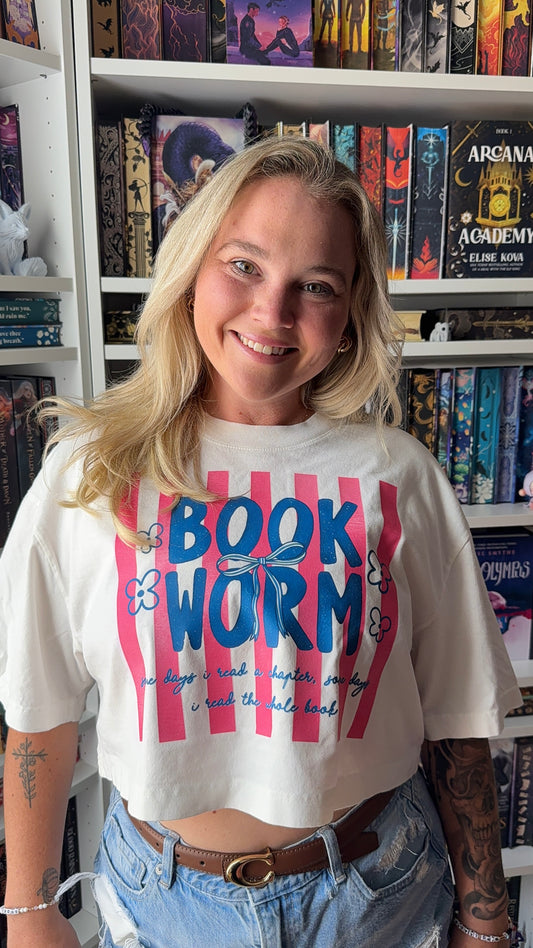 Bookworm | Cropped T-shirt