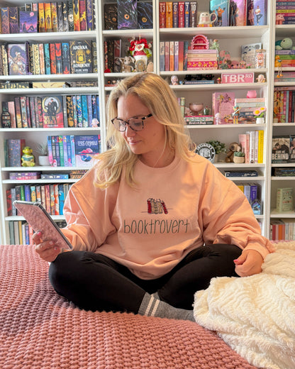 Booktrovert | Embroidered Crewneck