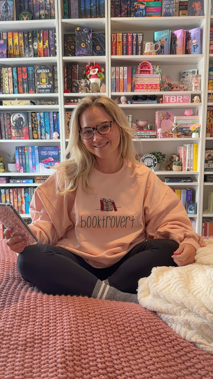 Booktrovert | Embroidered Crewneck