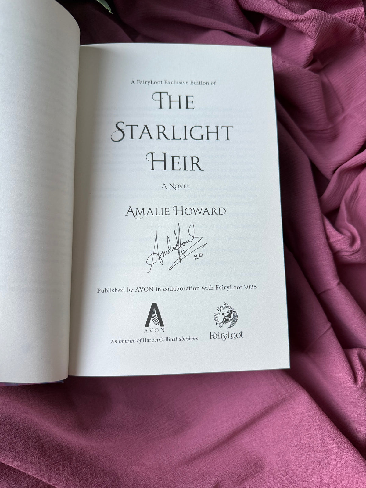 The Starlight Heir | Fairyloot Signed Special Edition