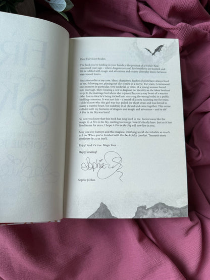 A Fire in the Sky | Fairyloot Signed Special Edition