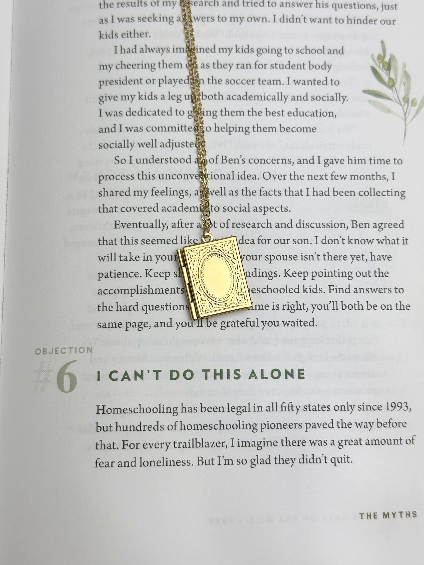 Book Locket | Necklace