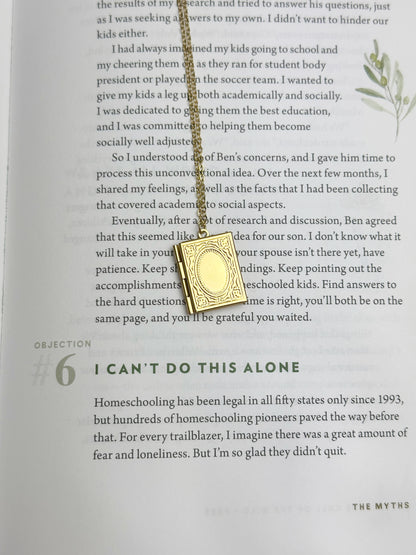 Book Locket | Necklace