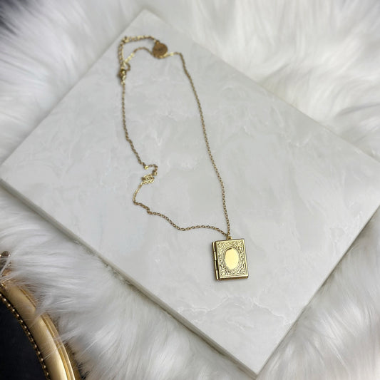 Book Locket | Necklace