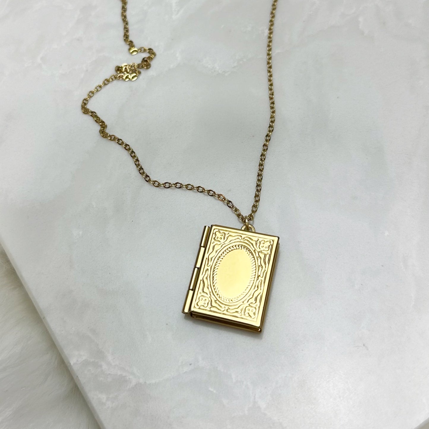 Book Locket | Necklace
