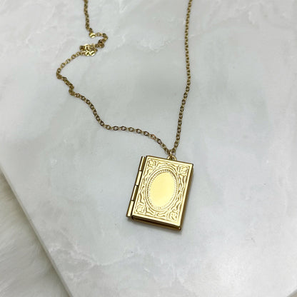 Book Locket | Necklace