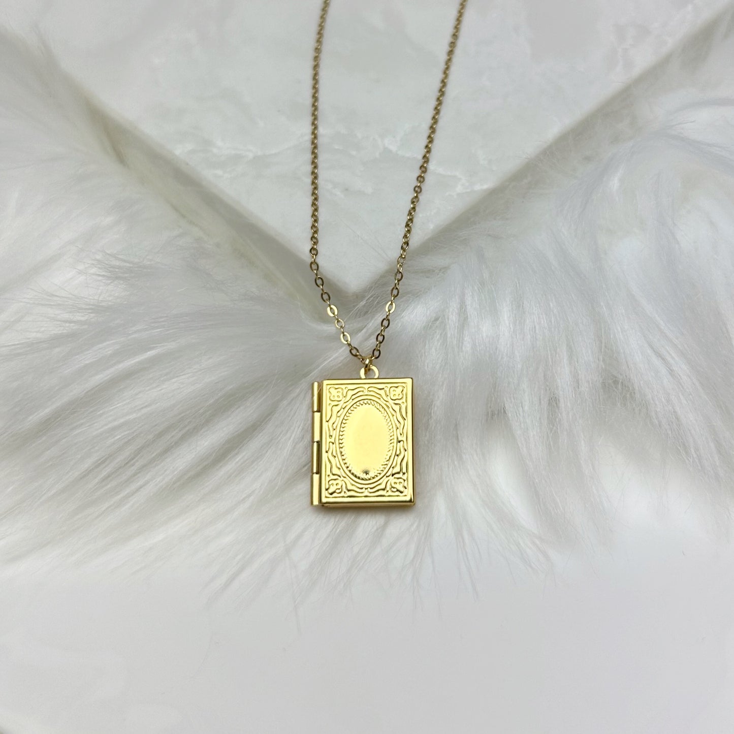 Book Locket | Necklace