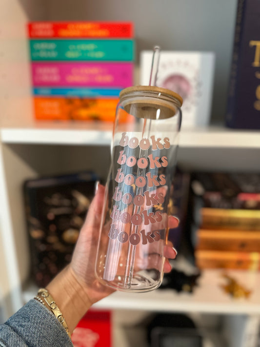 Books | Glass Cup