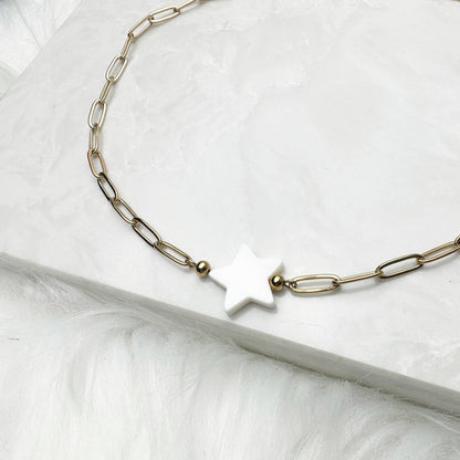 White Star Necklace