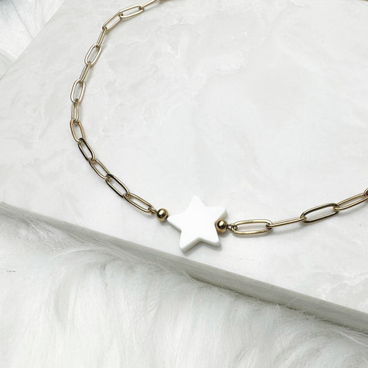 White Star Necklace