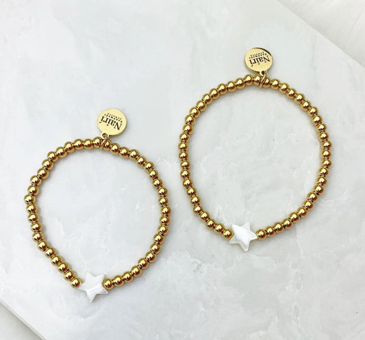 Star and Golden Mommy and Me Bracelet