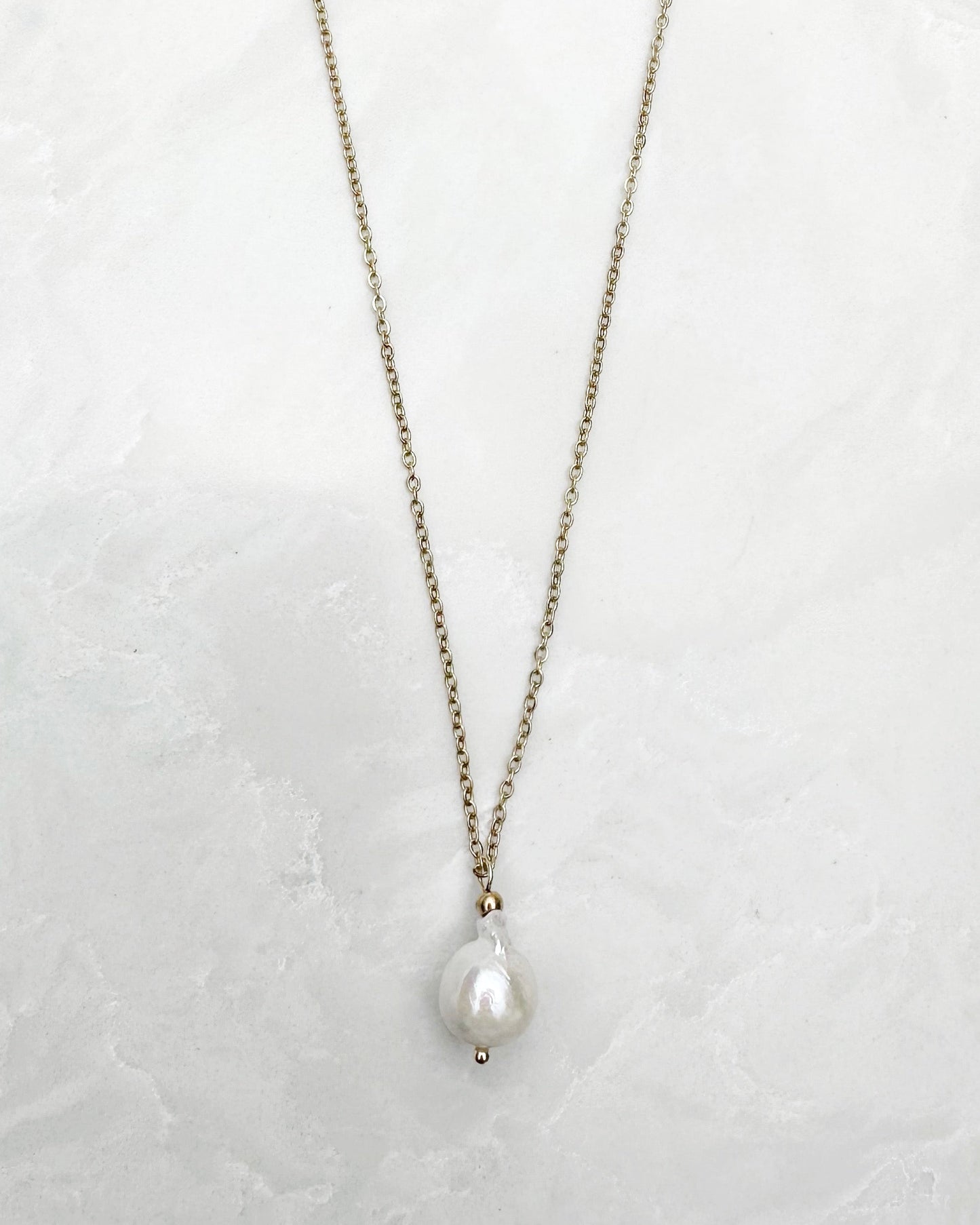 Megan Pearl Necklace