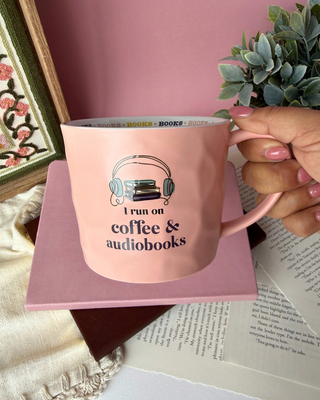 Coffee & Audiobooks | 16 oz Mug
